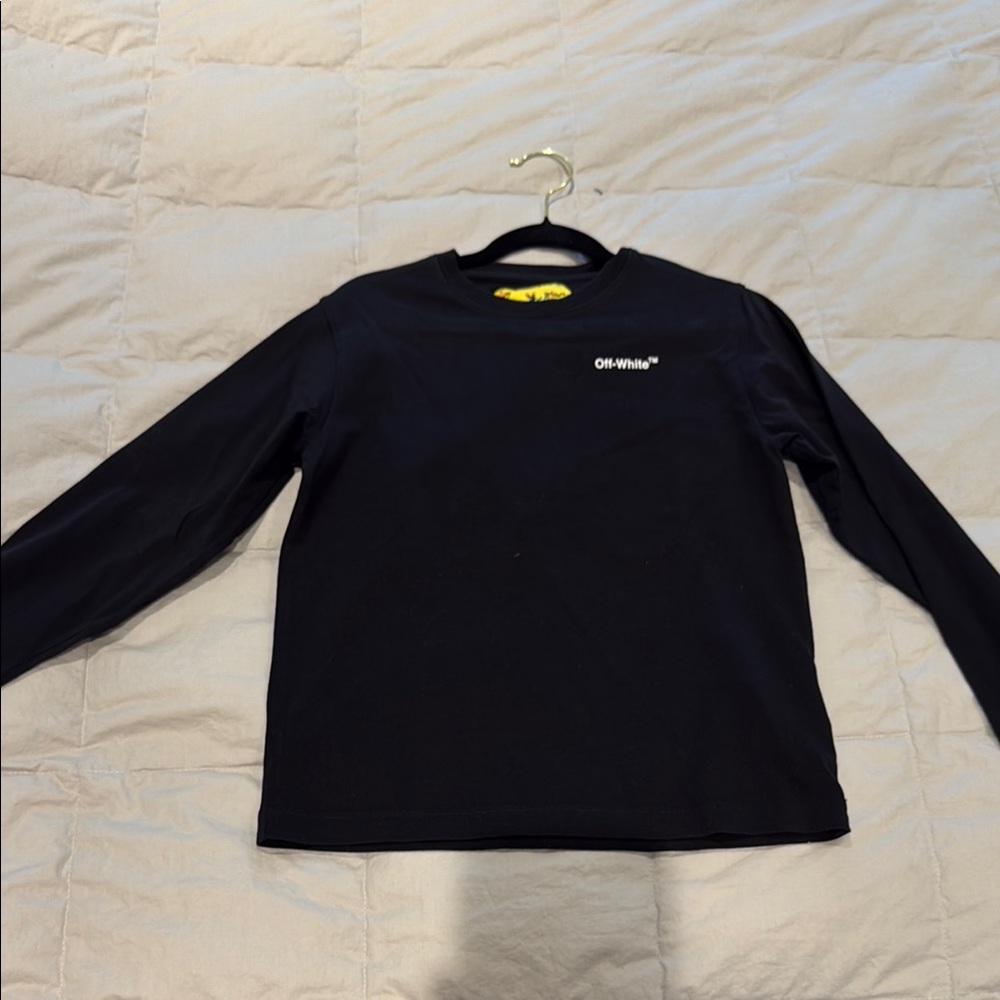 Off-White Classic Black Long Sleeve Tee